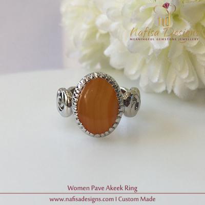 Women Pave Akeek Ring