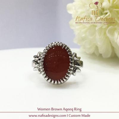 Women Brown Akeek Ring